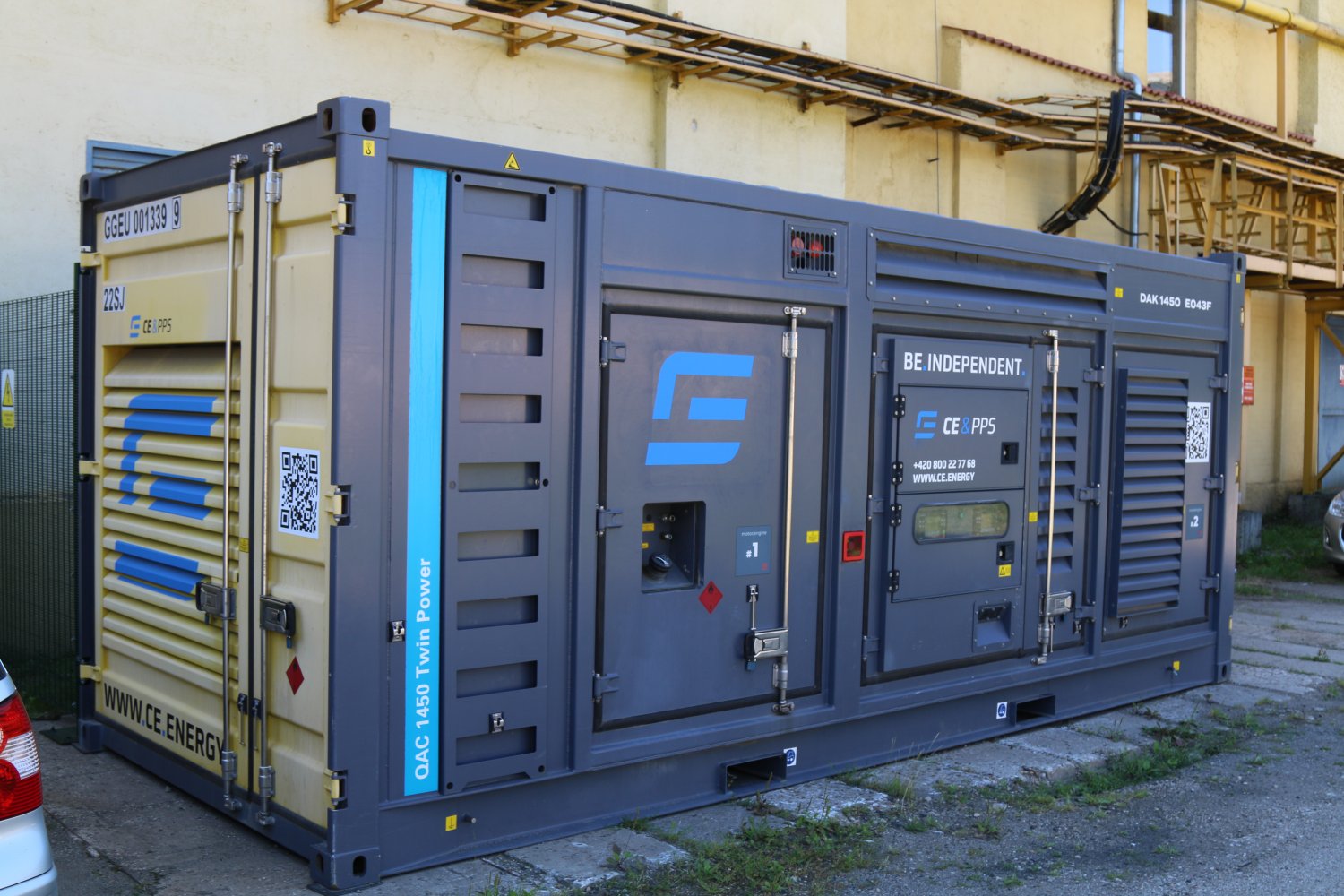 Motorgenerátor jako spolehlivý záložní generátor energie