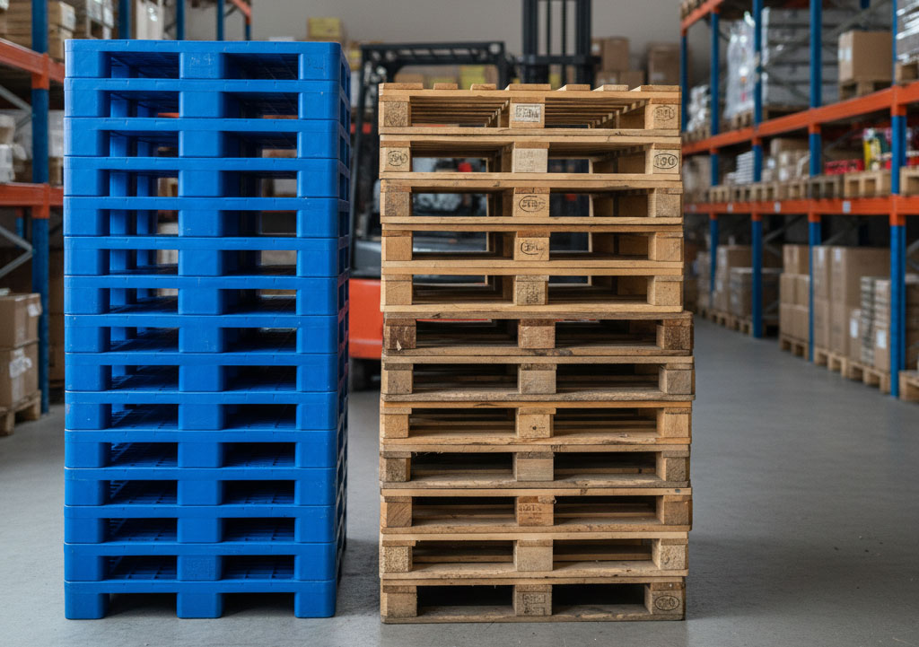 Hygiena provozu: kdy jsou lepší plastové palety