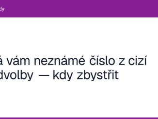 Volá vám neznámé číslo z cizí předvolby — kdy zbystřit